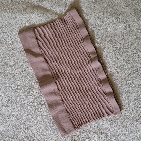 Free People Intimately Ribbed Seamless Bandeau Rose X-Small/Small - Picture 3 of 9